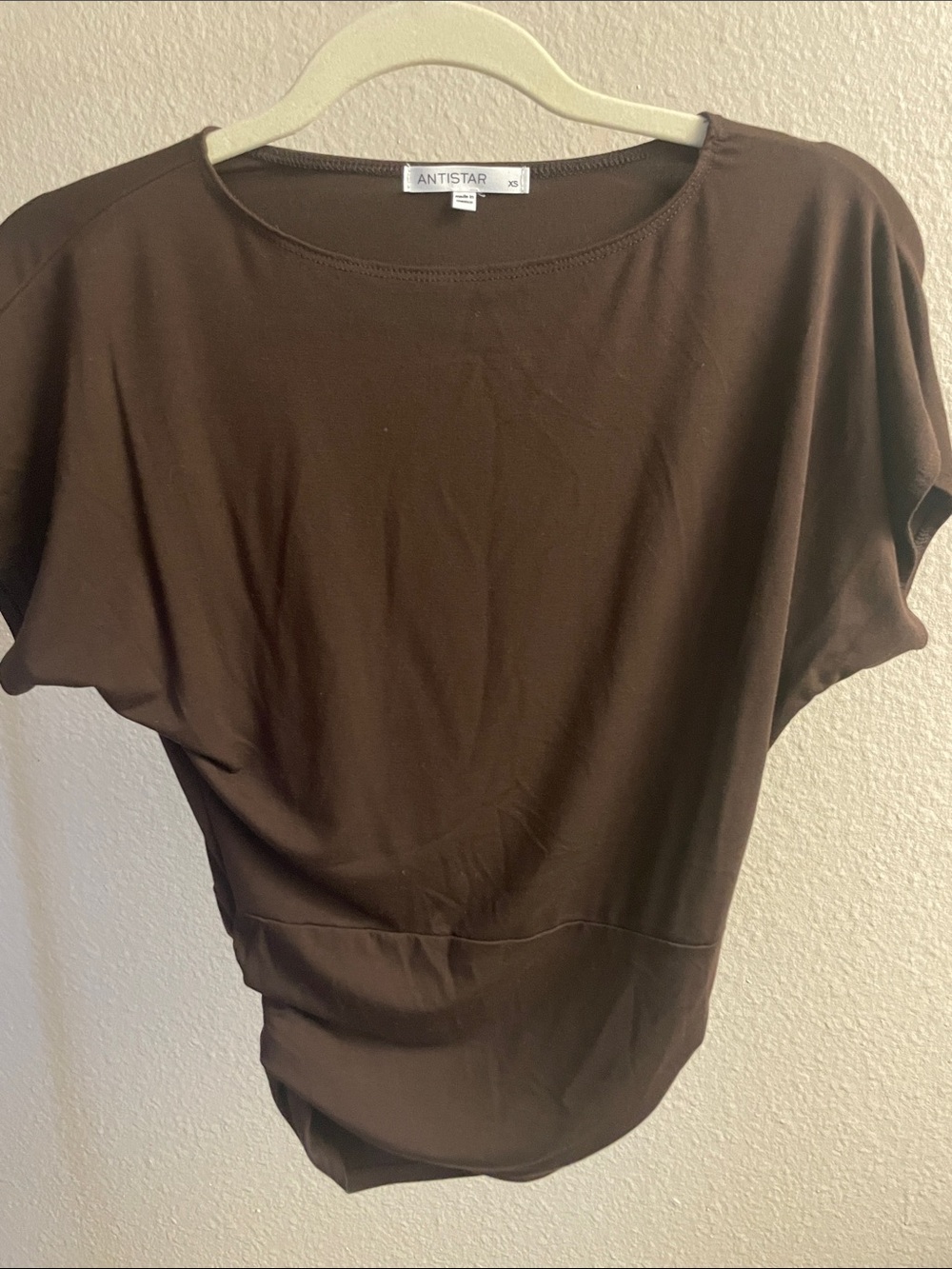 Women’s Short Sleeve Top - Brown